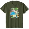 imageStar Wars  Yoda Stickers TShirtOlive Green