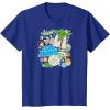 imageStar Wars  Yoda Stickers TShirtRoyal Blue
