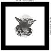 imageTrends International Gallery Pops Star Wars Saga  Yoda Artistic Atmosphere Portrait Wall Art Wall Poster 12quot x 12quot Black Framed VersionBlack Framed Version