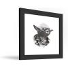 imageTrends International Gallery Pops Star Wars Saga  Yoda Artistic Atmosphere Portrait Wall Art Wall Poster 12quot x 12quot Black Framed VersionBlack Framed Version