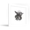 imageTrends International Gallery Pops Star Wars Saga  Yoda Artistic Atmosphere Portrait Wall Art Wall Poster 12quot x 12quot Black Framed VersionWhite Framed Version