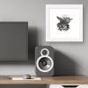 imageTrends International Gallery Pops Star Wars Saga  Yoda Artistic Atmosphere Portrait Wall Art Wall Poster 12quot x 12quot Black Framed VersionWhite Framed Version