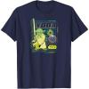 imageStar Wars  Yoda Dark Digital TShirtNavy Blue