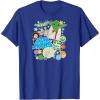 imageStar Wars  Yoda Stickers TShirtRoyal Blue