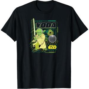 imageStar Wars  Yoda Dark Digital TShirtBlack