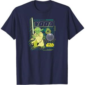 imageStar Wars  Yoda Dark Digital TShirtNavy Blue