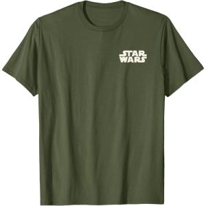 imageStar Wars  Yoda Film Still Multi Hit TShirtOlive Green
