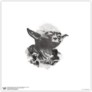 imageTrends International Gallery Pops Star Wars Saga  Yoda Artistic Atmosphere Portrait Wall Art Wall Poster 12quot x 12quot Black Framed VersionUnframed Version