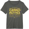 imageStar Wars Best Grandmother in the Galaxy Mothers Day TShirtAsphalt Grey