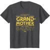 imageStar Wars Best Grandmother in the Galaxy Mothers Day TShirtDark Heather Grey