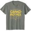 imageStar Wars Best Grandmother in the Galaxy Mothers Day TShirtOlive Heather