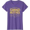 imageStar Wars Best Grandmother in the Galaxy Mothers Day TShirtPurple Heather