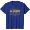 imageStar Wars Best Schwester in the Galaxy Family Trip German TShirtRoyal Blue