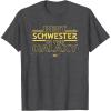 imageStar Wars Best Schwester in the Galaxy Family Trip German TShirtDark Heather Grey