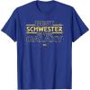 imageStar Wars Best Schwester in the Galaxy Family Trip German TShirtRoyal Blue