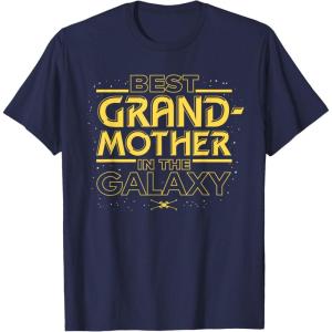 imageStar Wars Best Grandmother in the Galaxy Mothers Day TShirtNavy Blue