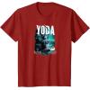 imageStar Wars  Yoda Do or Do Not TShirtCranberry Red