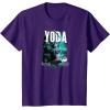 imageStar Wars  Yoda Do or Do Not TShirtPurple