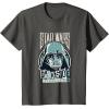 imageStar Wars Classic Darkside Forever Darth Vader Punk TShirtAsphalt Grey