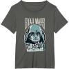imageStar Wars Classic Darkside Forever Darth Vader Punk TShirtAsphalt Grey