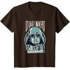 imageStar Wars Classic Darkside Forever Darth Vader Punk TShirtBrown