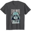 imageStar Wars Classic Darkside Forever Darth Vader Punk TShirtDark Heather Grey