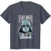 imageStar Wars Classic Darkside Forever Darth Vader Punk TShirtHeather Blue
