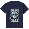 imageStar Wars Classic Darkside Forever Darth Vader Punk TShirtNavy Blue