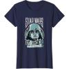 imageStar Wars Classic Darkside Forever Darth Vader Punk TShirtNavy Blue