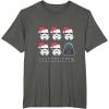 imageStar Wars Darth Vader Bah Humbug Holiday TShirtAsphalt Grey