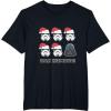 imageStar Wars Darth Vader Bah Humbug Holiday TShirtBlack
