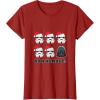 imageStar Wars Darth Vader Bah Humbug Holiday TShirtCranberry Red