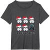 imageStar Wars Darth Vader Bah Humbug Holiday TShirtDark Heather Grey