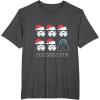 imageStar Wars Darth Vader Bah Humbug Holiday TShirtDark Heather Grey