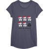 imageStar Wars Darth Vader Bah Humbug Holiday TShirtHeather Blue