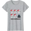 imageStar Wars Darth Vader Bah Humbug Holiday TShirtHeather Grey