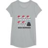 imageStar Wars Darth Vader Bah Humbug Holiday TShirtHeather Grey