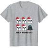 imageStar Wars Darth Vader Bah Humbug Holiday TShirtHeather Grey