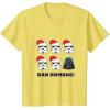 imageStar Wars Darth Vader Bah Humbug Holiday TShirtLemon Yellow