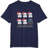 imageStar Wars Darth Vader Bah Humbug Holiday TShirtNavy Blue
