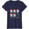 imageStar Wars Darth Vader Bah Humbug Holiday TShirtNavy Blue