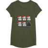 imageStar Wars Darth Vader Bah Humbug Holiday TShirtOlive Green
