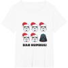 imageStar Wars Darth Vader Bah Humbug Holiday TShirtWhite