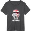imageStar Wars Holiday Stormtrooper Merry Sithmas TShirtDark Heather Grey