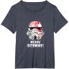 imageStar Wars Holiday Stormtrooper Merry Sithmas TShirtHeather Blue
