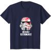 imageStar Wars Holiday Stormtrooper Merry Sithmas TShirtNavy Blue