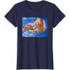 imageStar Wars In A Galaxy Fur Fur Away Chewbacca ampamp Dogs TShirtNavy Blue