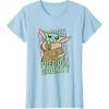 imageStar Wars The Mandalorian Grogu Precious Bounty Cutie TShirtBaby Blue