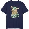 imageStar Wars The Mandalorian Grogu Precious Bounty Cutie TShirtNavy Blue