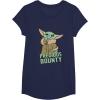 imageStar Wars The Mandalorian Grogu Precious Bounty Cutie TShirtNavy Blue